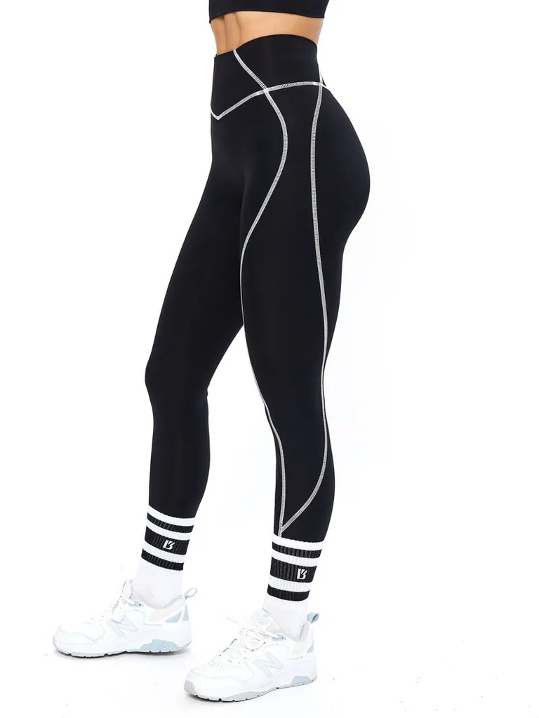 [fw-airbrush-hourglass-legging-onyx-black] Airbrush Hourglass Legging - Onyx Black