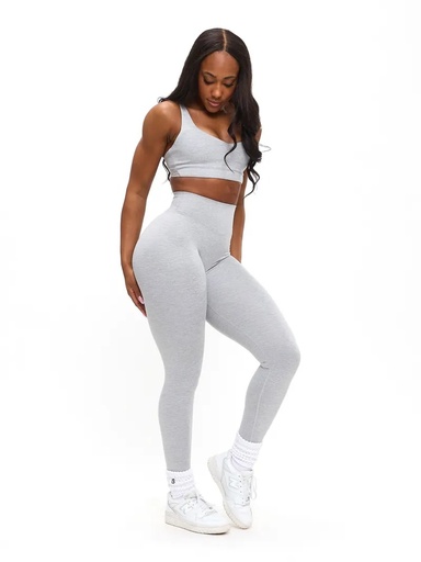 Dream Heathered Legging - Heather Grey